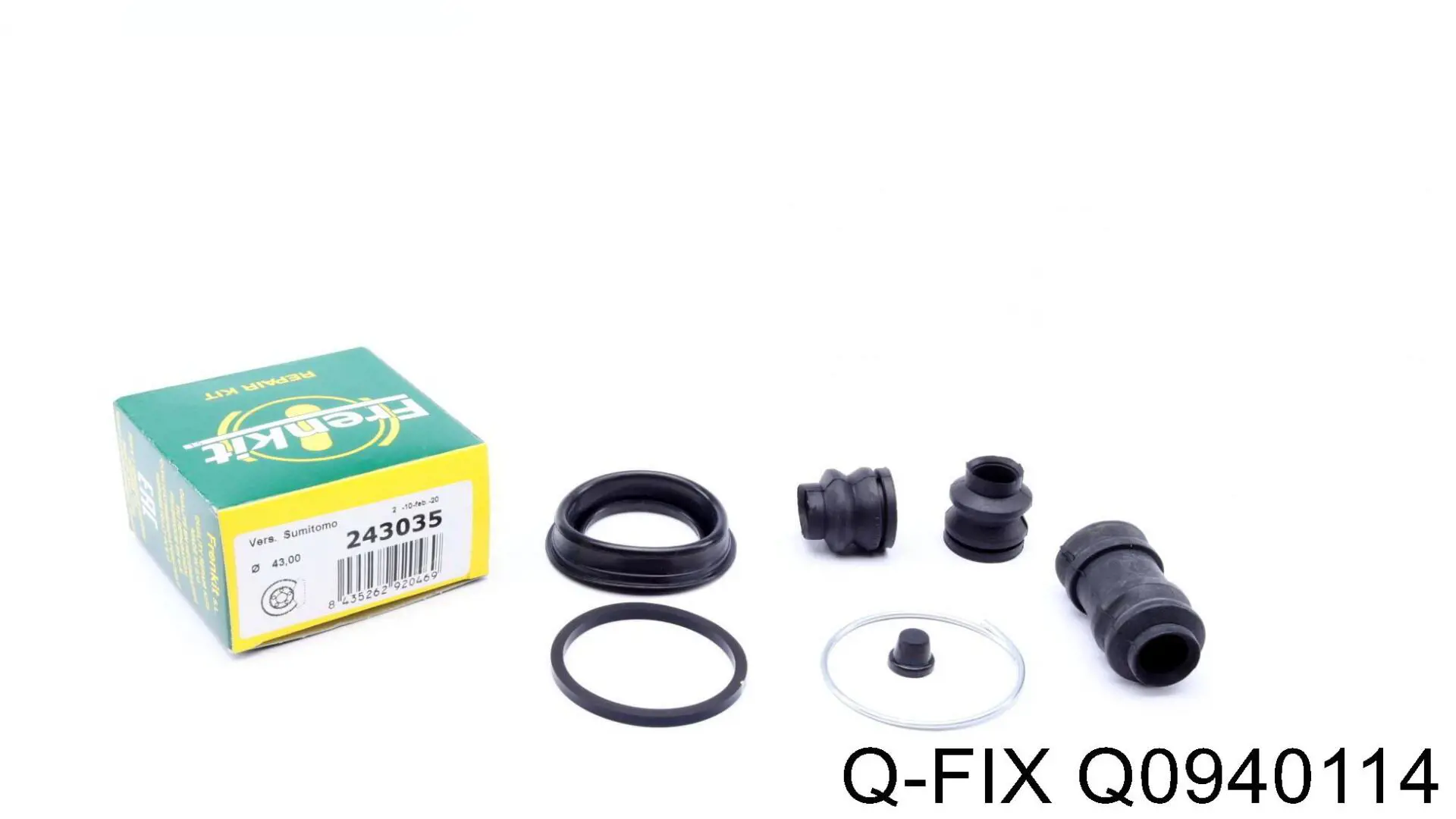 Tuleja zacisku hamulcowego przedniego Q-fix Q0940114 cena, od 4,69 USD