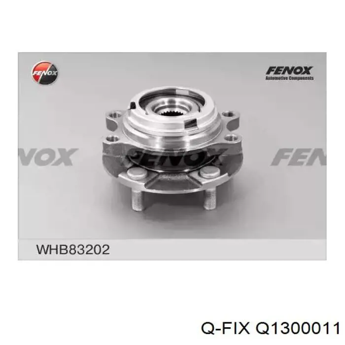 Q1300011 Q-fix piasta przednia