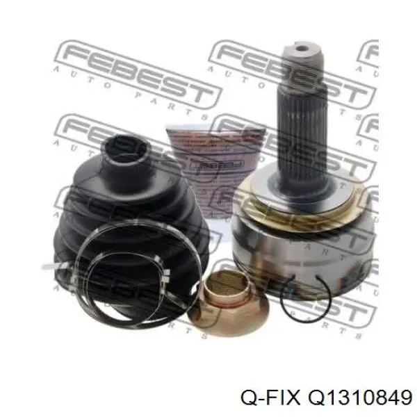 Przegub homokinetyczny przedni zewnętrzny Q-fix Q1310849 cena, od 61,64 USD