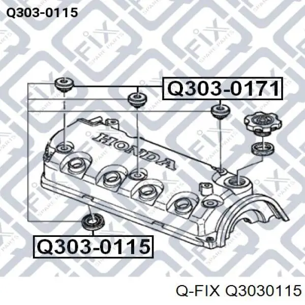 Q3030115 Q-fix pierścień uszczelniający gniazda świecy