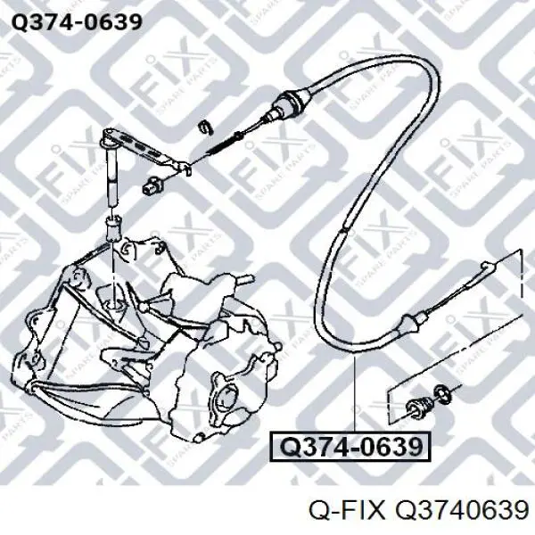 Do koszyka Linka sprzęgła Daewoo Nexia I KLETN