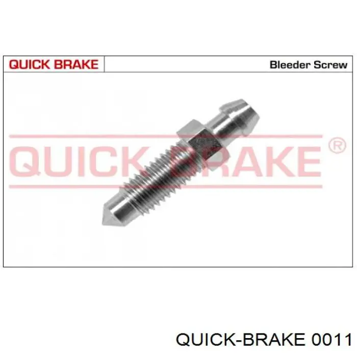 Odpowietrznik zacisku hamulcowego przedniego Quick Brake 0011 cena, od 2,18 USD