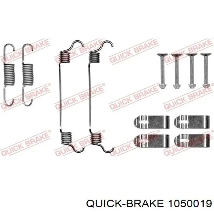 1050019 Quick Brake Zestaw naprawczy hamulców tylnych