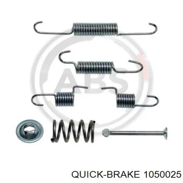 Zestaw montażowy szczęk hamulcowych tylnych Quick Brake 1050025 cena, od 13,63 USD
