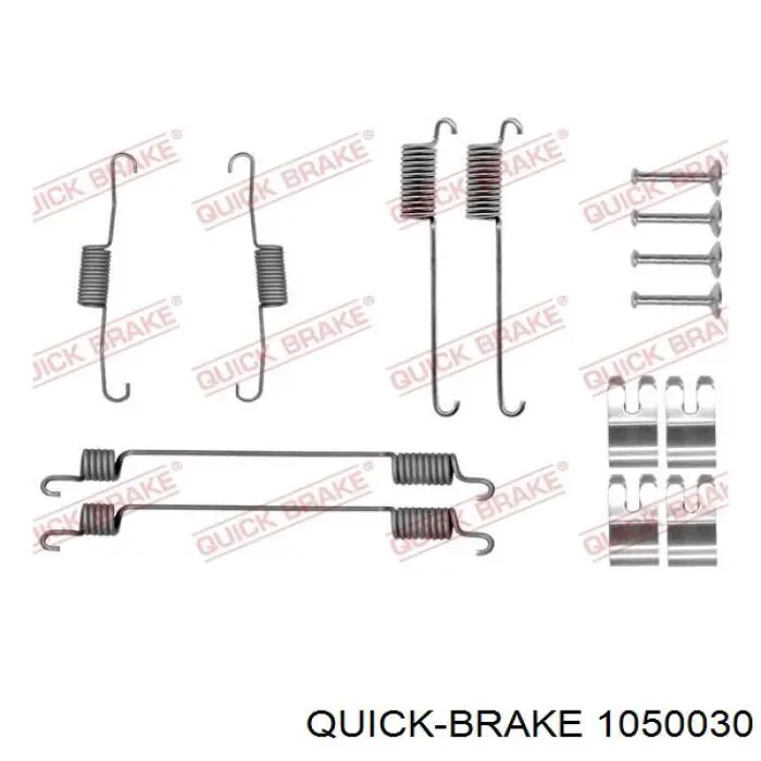 1050030 Quick Brake Zestaw montażowy szczęk hamulcowych tylnych