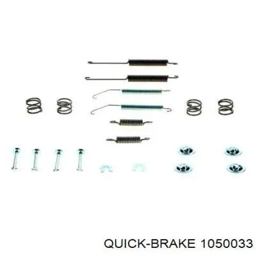 1050033 Quick Brake Zestaw montażowy szczęk hamulcowych tylnych