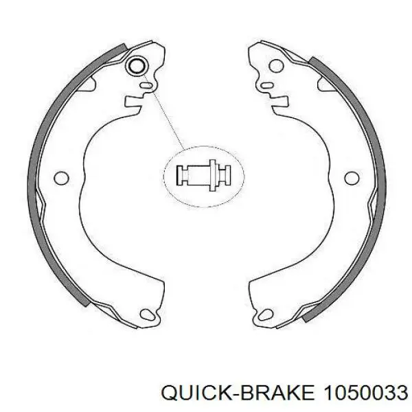 Zestaw montażowy szczęk hamulcowych tylnych Quick Brake 1050033 cena, od 16,43 USD