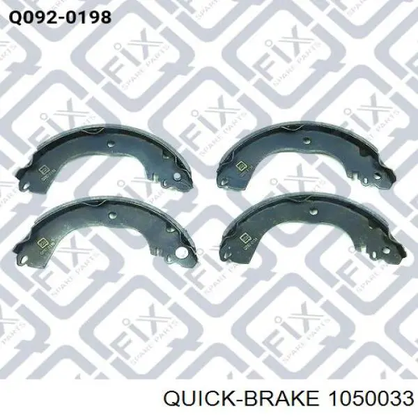Do koszyka 1050033 Quick Brake Zestaw montażowy szczęk hamulcowych tylnych