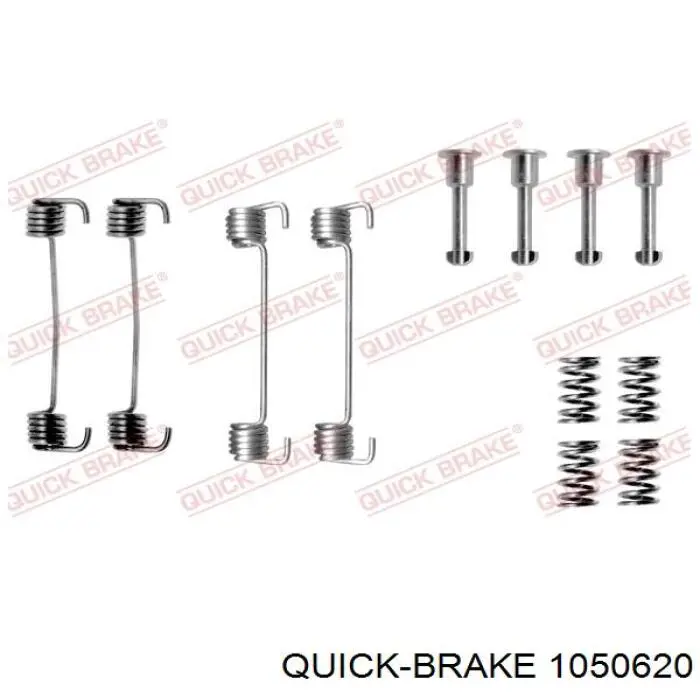 1050620 Quick Brake Zestaw naprawczy klocków hamulcowych