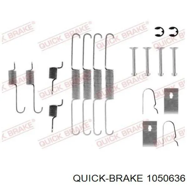 1050636 Quick Brake Zestaw naprawczy klocków hamulcowych