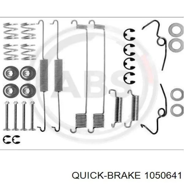 105-0641 Quick Brake zestaw naprawczy klocków hamulcowych