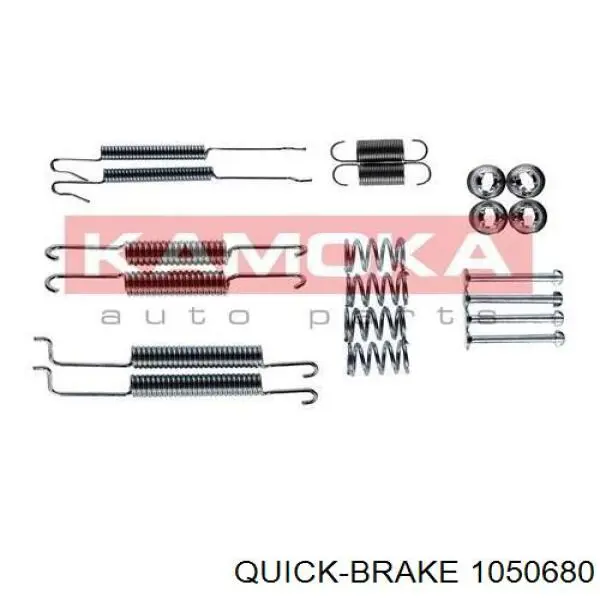 Do koszyka 1050680 Quick Brake Zestaw montażowy szczęk hamulcowych tylnych