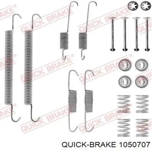 105-0707 Quick Brake zestaw naprawczy klocków hamulcowych