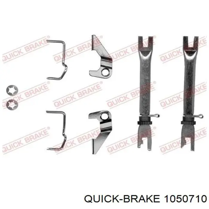 Zestaw montażowy szczęk hamulcowych tylnych Quick Brake 1050710 cena, od 11,22 USD