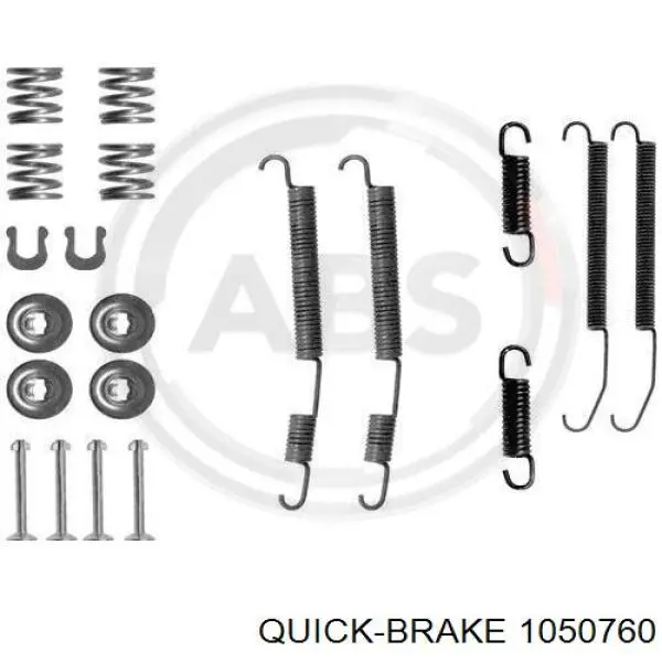 Zestaw montażowy szczęk hamulcowych tylnych Quick Brake 1050760 cena, od 16,22 USD