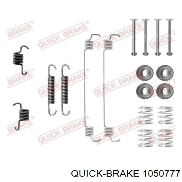Zestaw montażowy szczęk hamulcowych tylnych Quick Brake 1050777 cena, od 11,26 USD