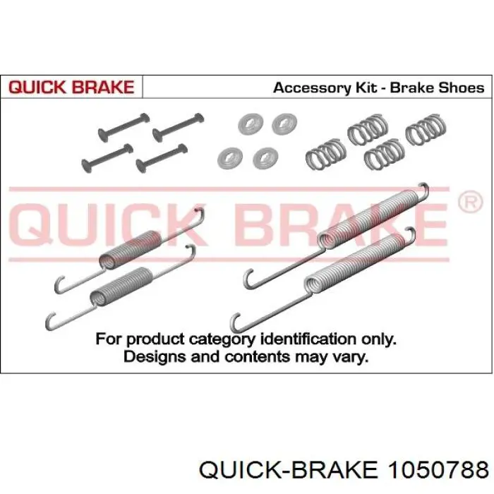 Zestaw montażowy szczęk hamulcowych tylnych Quick Brake 1050788 cena, od 9,53 USD