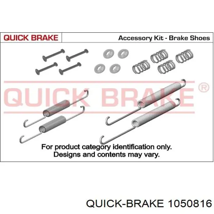 Zestaw montażowy szczęk hamulcowych tylnych Quick Brake 1050816 cena, od 11,01 USD