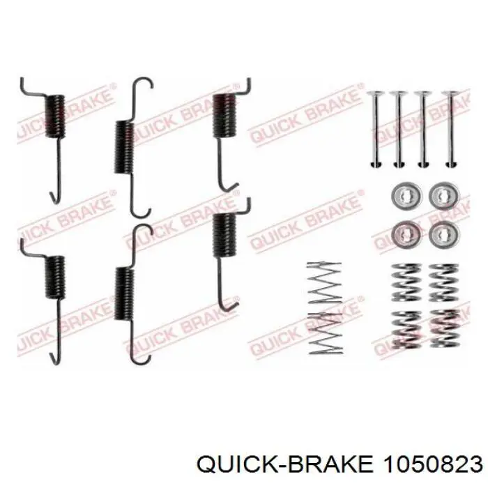 1050823 Quick Brake Zestaw montażowy szczęk hamulcowych tylnych