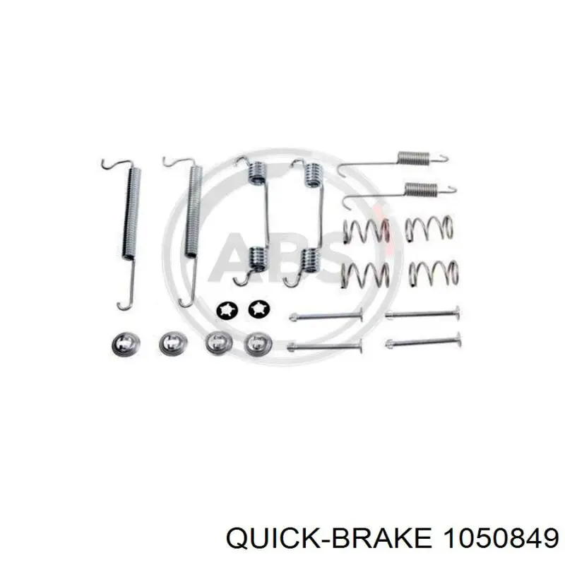 Do koszyka 1050849 Quick Brake Zestaw montażowy szczęk hamulcowych tylnych
