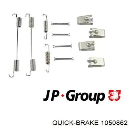 Do koszyka 1050862 Quick Brake Zestaw montażowy szczęk hamulcowych tylnych