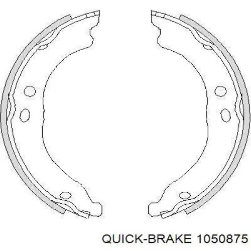 Do koszyka 1050875 Quick Brake Zestaw naprawczy hamulca postojowego (ręcznego)