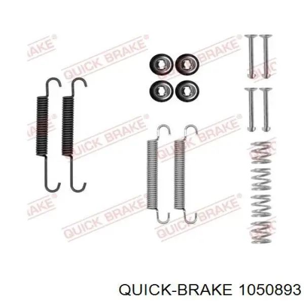 1050893 Quick Brake Zestaw montażowy szczęk hamulcowych tylnych
