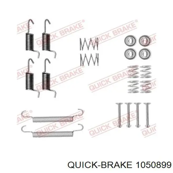 105-0899 Quick Brake zestaw montażowy szczęk hamulcowych tylnych