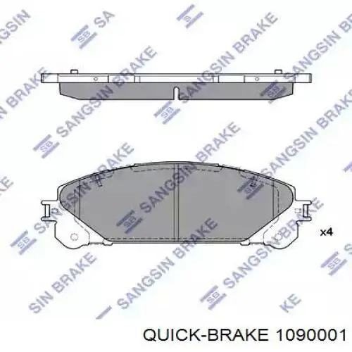 Do koszyka 1090001 Quick Brake Zestaw naprawczy klocków hamulcowych