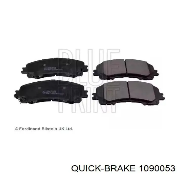 Do koszyka 1090053 Quick Brake Zestaw sprężynek do mocowania klocków tarczowych przednich