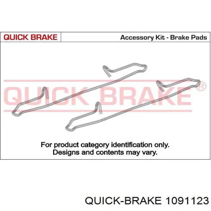 1091123 Quick Brake Sprężyna mocująca zacisku