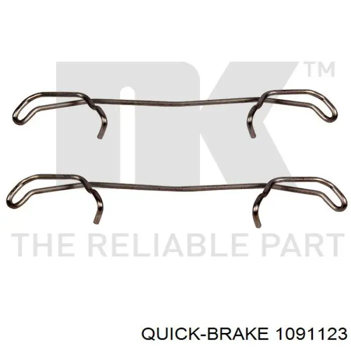 Sprężyna mocująca zacisku Quick Brake 1091123 cena, od 7,96 USD