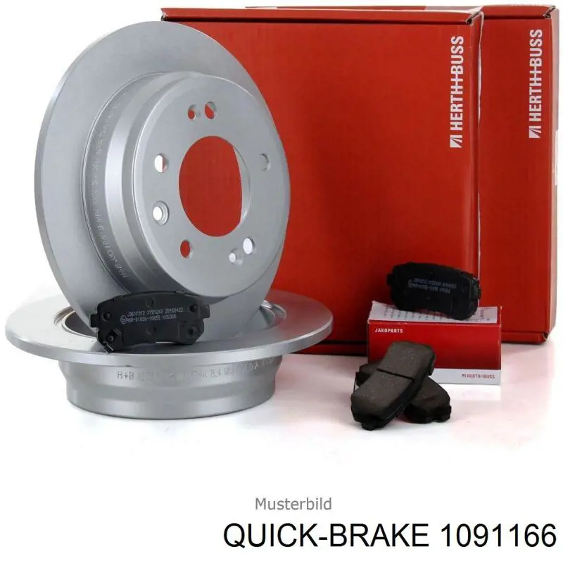 Do koszyka 1091166 Quick Brake Zestaw naprawczy klocków hamulcowych