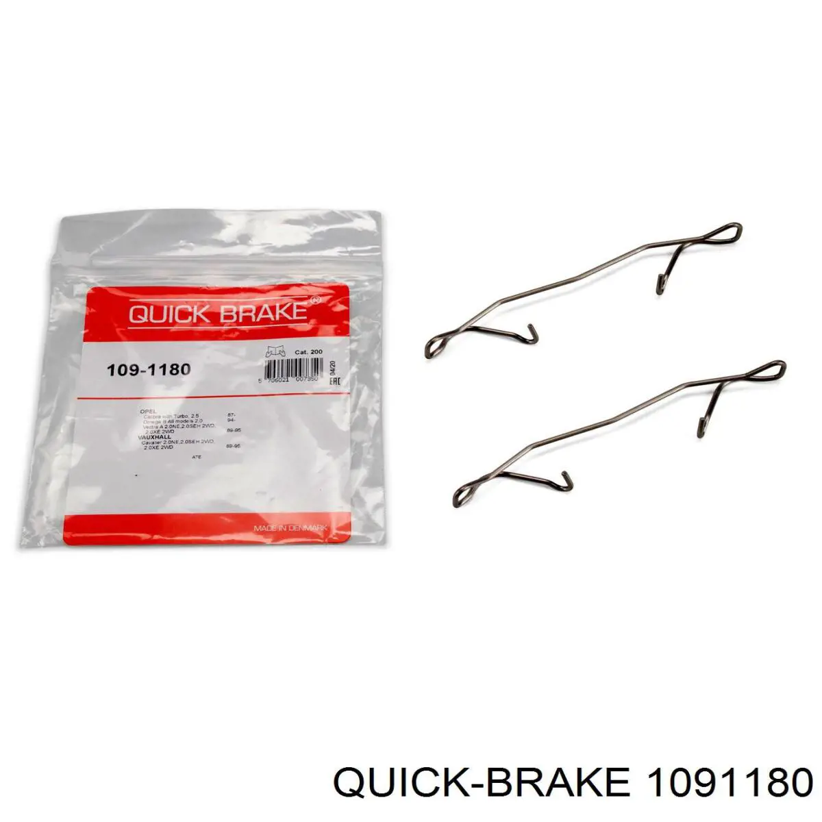 1091180 Quick Brake Zestaw sprężynek do mocowania klocków tarczowych przednich