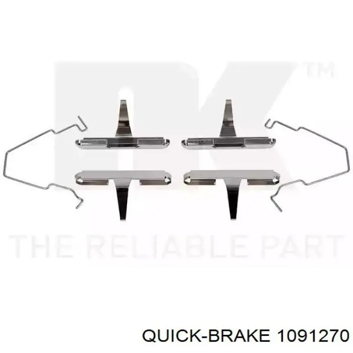 Zestaw naprawczy klocków hamulcowych Quick Brake 1091270 cena, od 9,78 USD