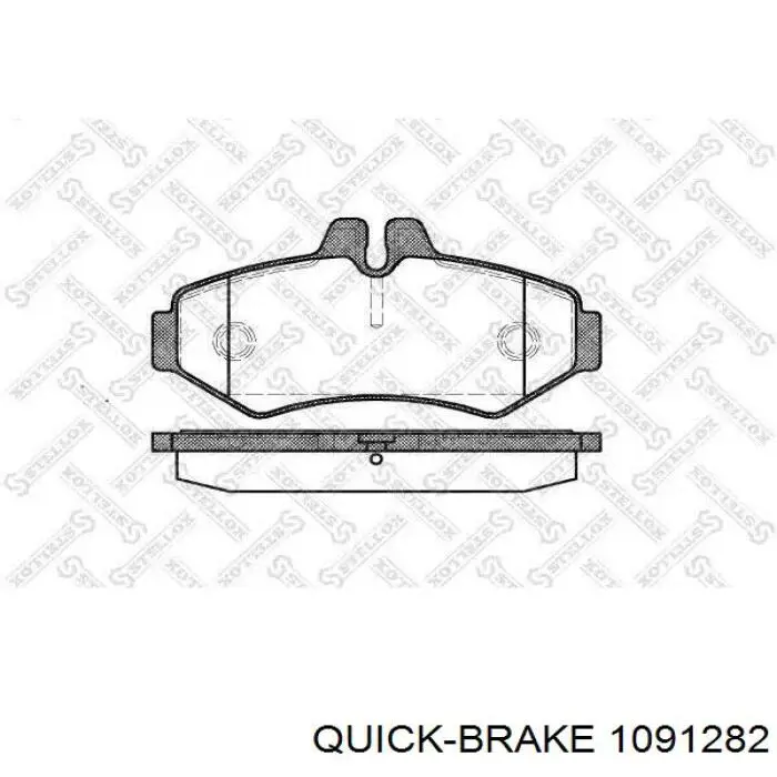 Zestaw sprężynek do mocowania klocków tarczowych przednich Quick Brake 1091282 cena, od 5,98 USD