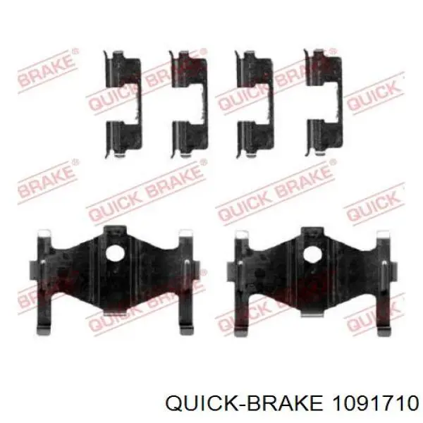 1091710 Quick Brake Zestaw sprężyn do mocowania tylnych klocków tarczowych