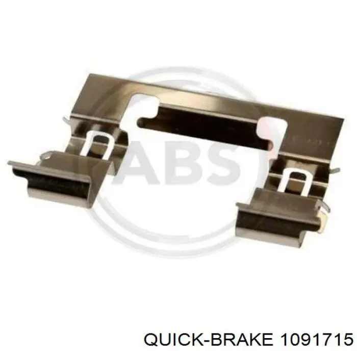Zestaw sprężynek do mocowania klocków tarczowych przednich Quick Brake 1091715 cena, od 12,12 USD