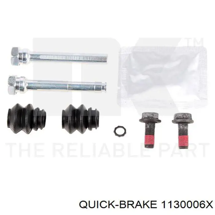 Zestaw naprawczy zacisku hamulcowego przedniego Quick Brake 1130006X cena, od 6,83 USD