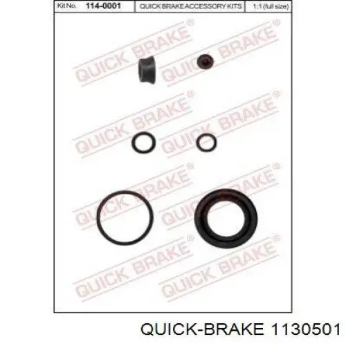 Do koszyka 1130501 Quick Brake Sprężyna mocująca zacisku