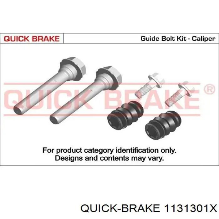 Zestaw naprawczy zacisku hamulcowego przedniego Quick Brake 1131301X cena, od 9,85 USD