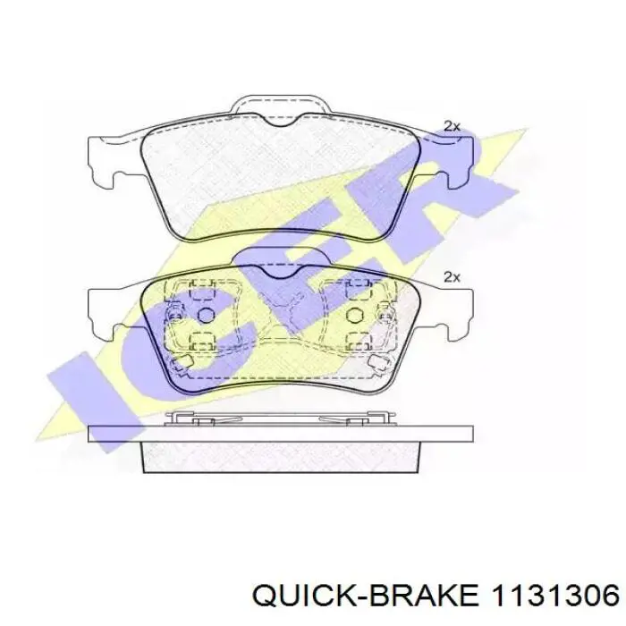 Do koszyka 1131306 Quick Brake Zestaw naprawczy zacisku hamulcowego przedniego