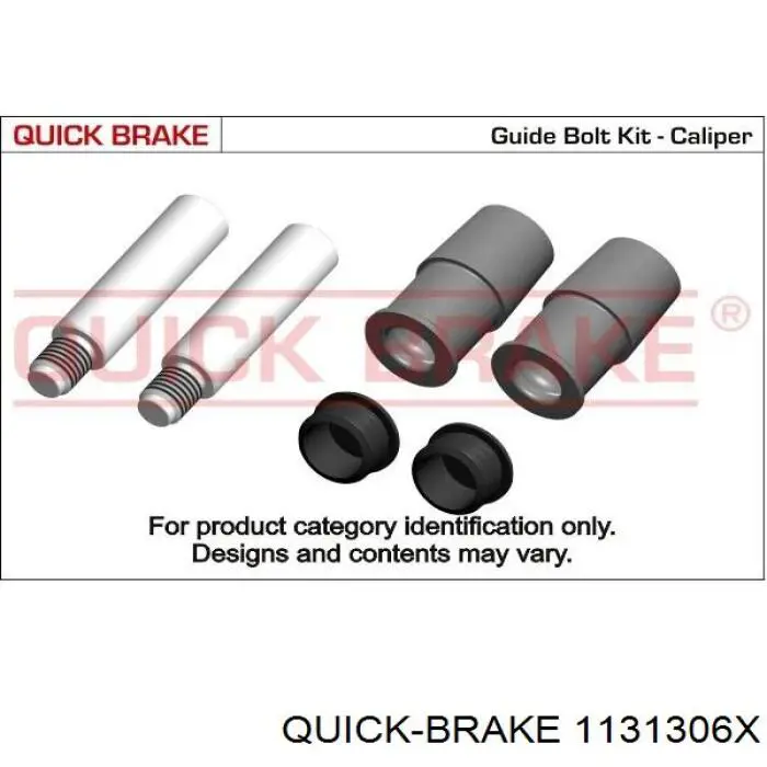 Zestaw naprawczy zacisku hamulcowego przedniego Quick Brake 1131306X cena, od 8,84 USD