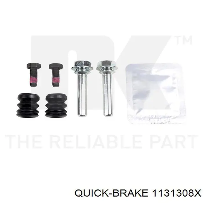 Zestaw naprawczy zacisku hamulcowego przedniego Quick Brake 1131308X cena, od 10,51 USD