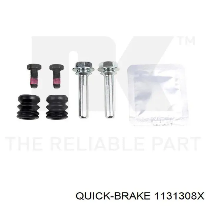 Do koszyka 1131308X Quick Brake Zestaw naprawczy zacisku hamulcowego przedniego