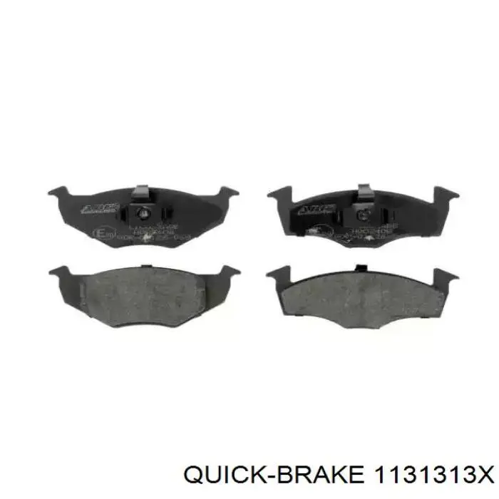 Do koszyka 1131313X Quick Brake Prowadnica zacisku przedniego