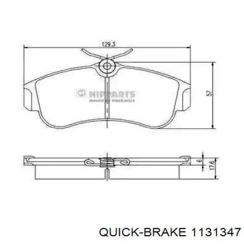 Zestaw naprawczy zacisku hamulcowego przedniego Quick Brake 1131347 cena, od 9,63 USD