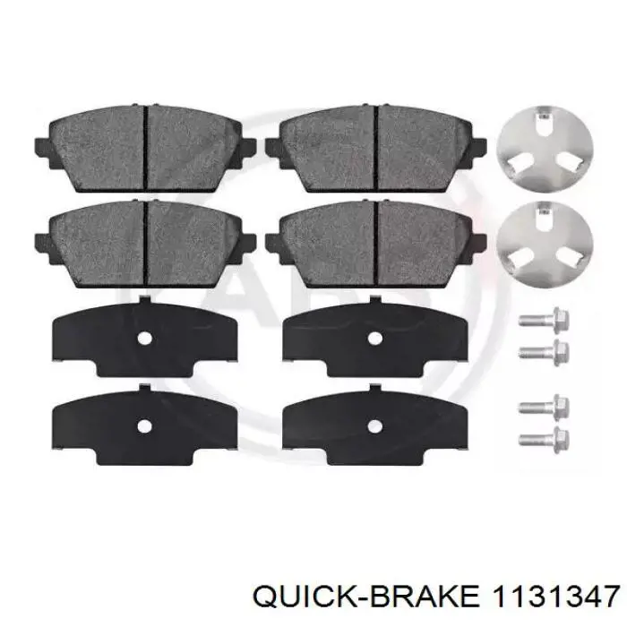 Do koszyka 1131347 Quick Brake Zestaw naprawczy zacisku hamulcowego przedniego