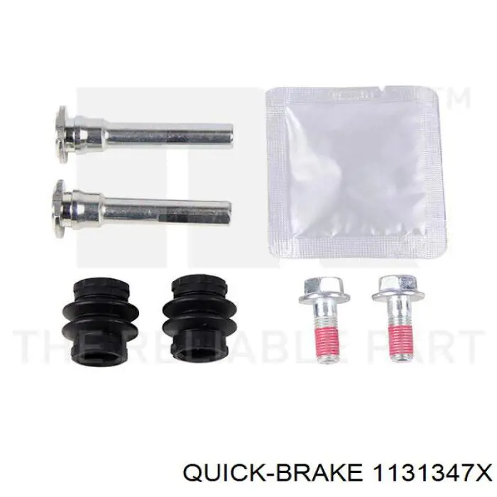 Zestaw naprawczy zacisku hamulcowego przedniego Quick Brake 1131347X cena, od 8,48 USD