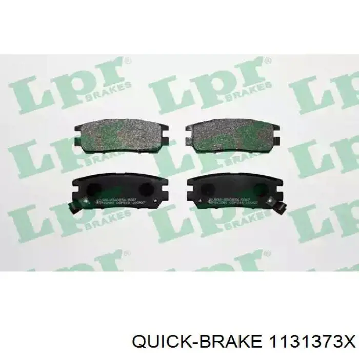 Do koszyka 1131373X Quick Brake Prowadnica zacisku tylnego